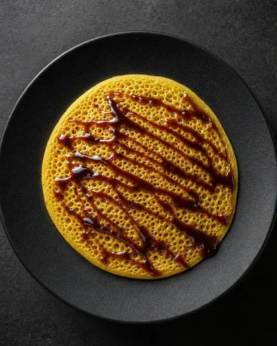 Chebab with date syrup