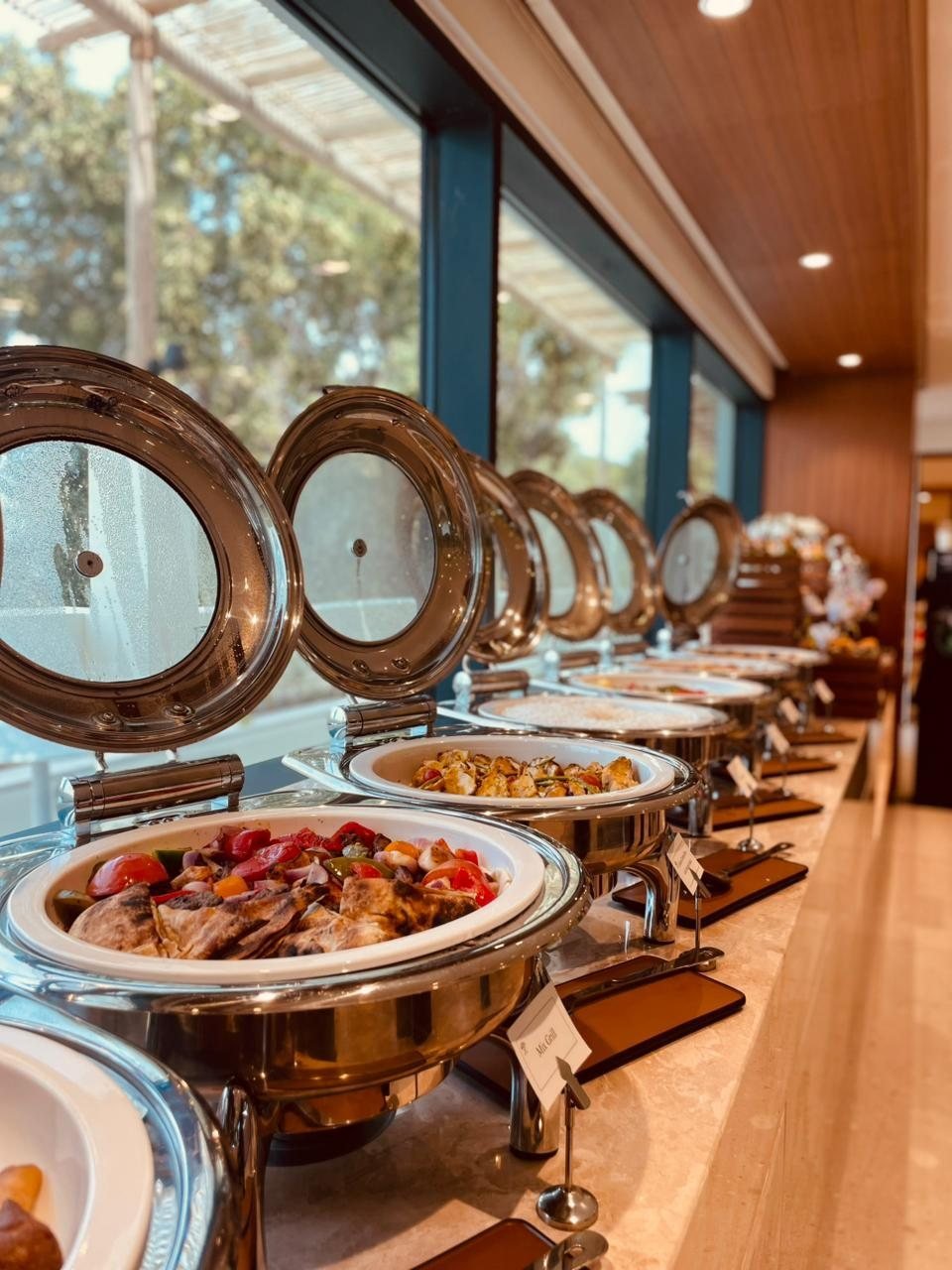 Dana Prime catered event table in Abu Dhabi